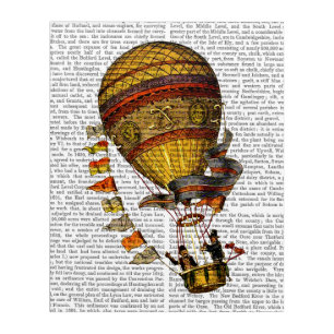 Le Pilote Hot Air Balloon Acrylic Print