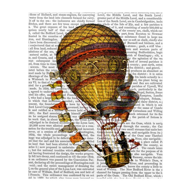 Le Pilote Hot Air Balloon Acrylic Print (Front)
