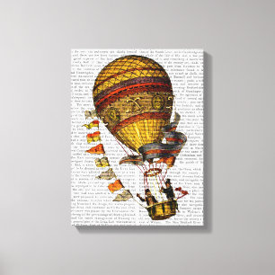 Le Pilote Hot Air Balloon Canvas Print