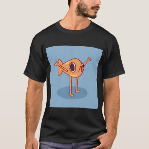 Le Poisson Steve Drawing TikTok Song T-Shirt