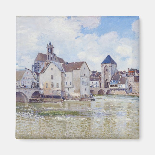 Le Pont de Moret, Alfred Sisley  Magnet (Front)