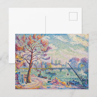 Le Pont Des Arts Paris | Paul Signac | Postcard