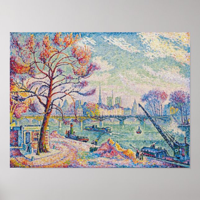 Le Pont Des Arts Paris | Paul Signac | Poster (Front)