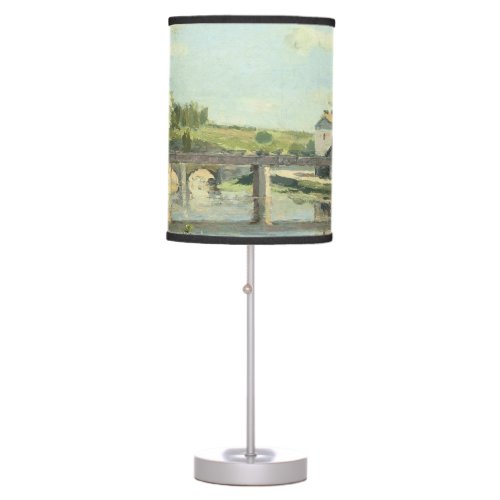 Le Pont Du Chemin De Fer Camille Pissarro   Table Lamp