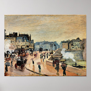 Le Pont Neuf by Claude Monet Poster