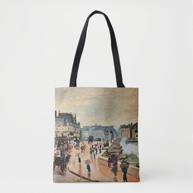 Le Pont Neuf by Claude Monet Tote Bag (Front)
