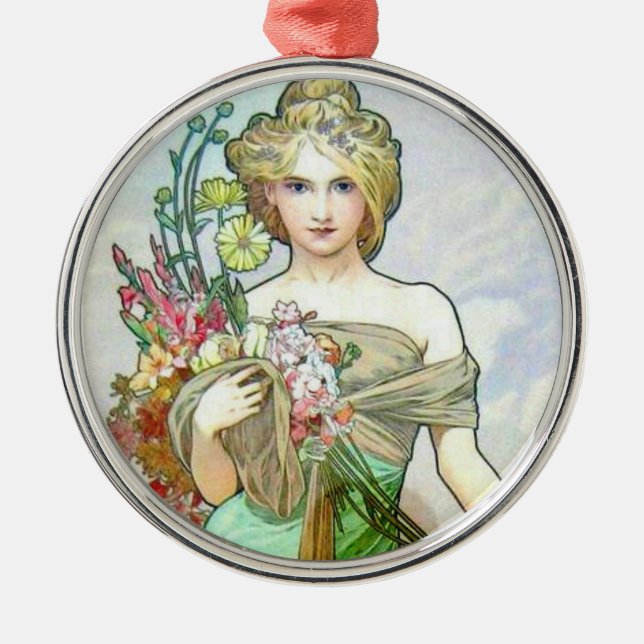 Le Printemps c1895 Metal Ornament (Front)