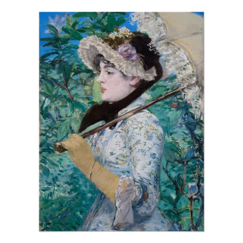 Le Printemps douard Manet Impressionist Painting Poster