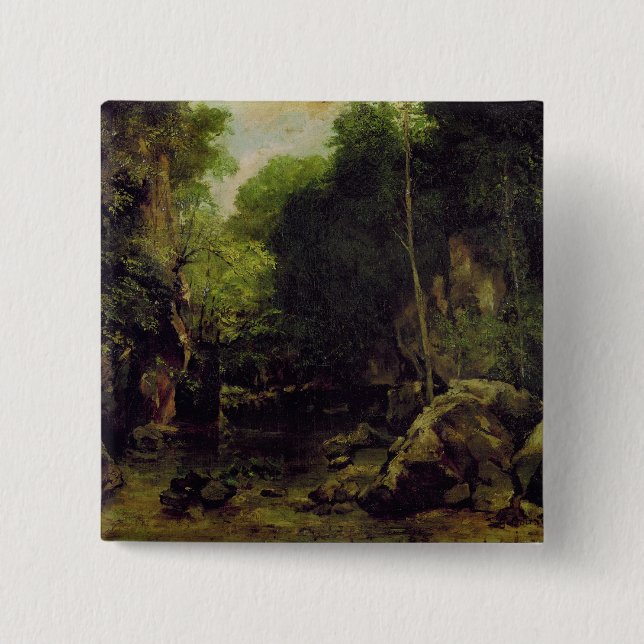 Le Puits-Noir, Doubs Pinback Button (Front)