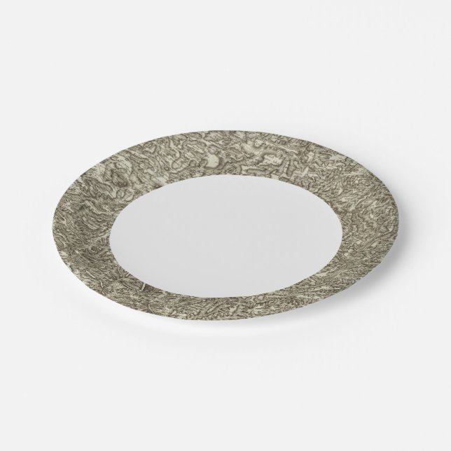 Le Puy Paper Plates (Angled)