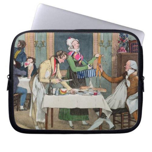 Le Restaurant pub by Rodwell and Martin 1820 c Laptop Sleeve