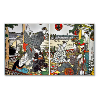 Le Restaurant Shikian, version Comics Business Card Magnet