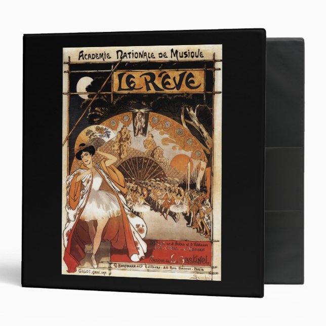 Le Reve Ballet Performance Opera House Binder (Front/Inside)