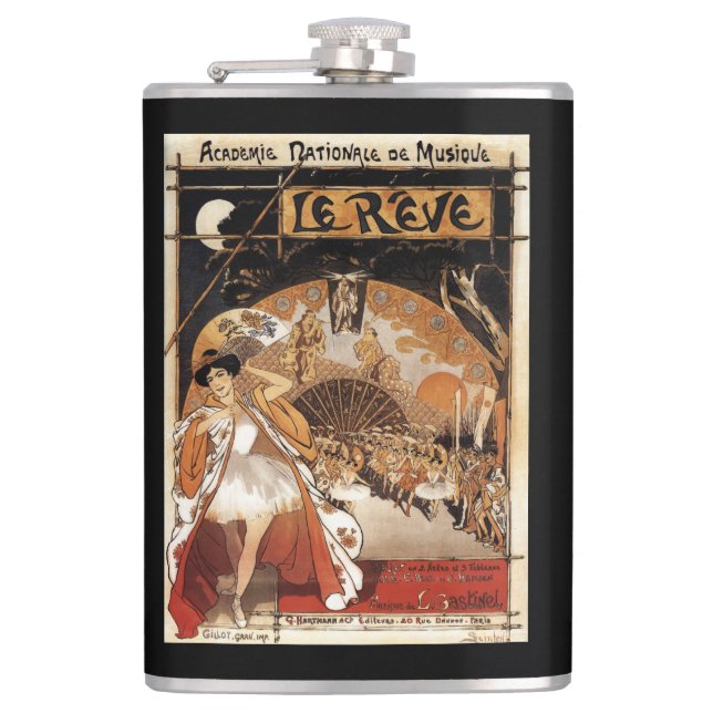 Le Reve Ballet Performance Opera House Flask (Front)