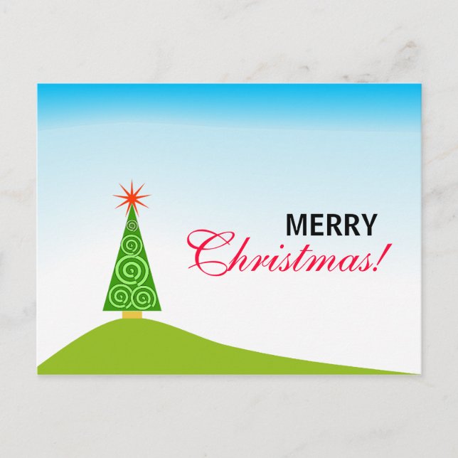 Le Sapin Holiday Postcard (Front)