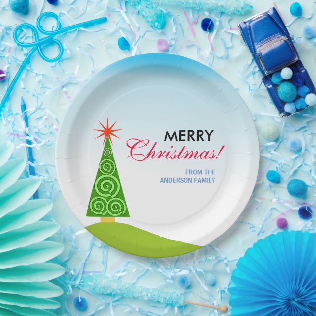 Le Sapin Paper Plates (Party)