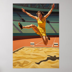 LE SAUT EN LONGUEUR (The Long Jump) Poster