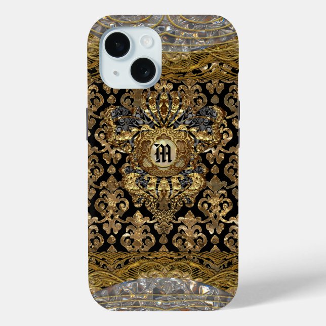 Le Shantesa Baroque Monogram Case-Mate iPhone Case (Back)