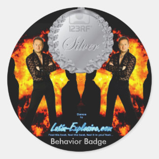 LE Silver Badge Behavior Sticker