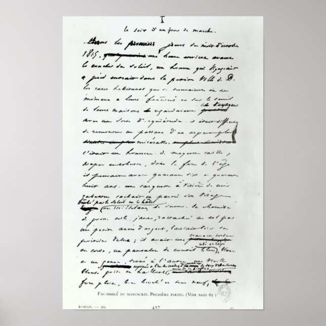 Le Soir d'un Jour de Marche' Poster (Front)