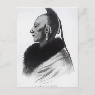 Le Soldat du Chene, an Osage Chief Postcard