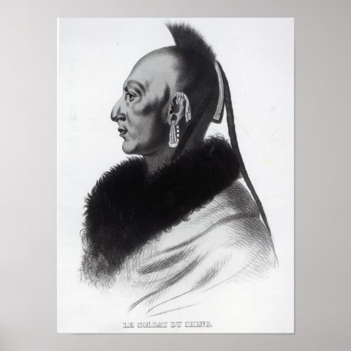 Le Soldat du Chene an Osage Chief Poster