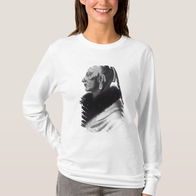 Le Soldat du Chene, an Osage Chief T-Shirt (Front)