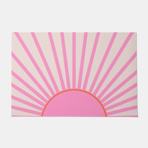 Le Soleil 01 Sun Pink Sunshine Doormat