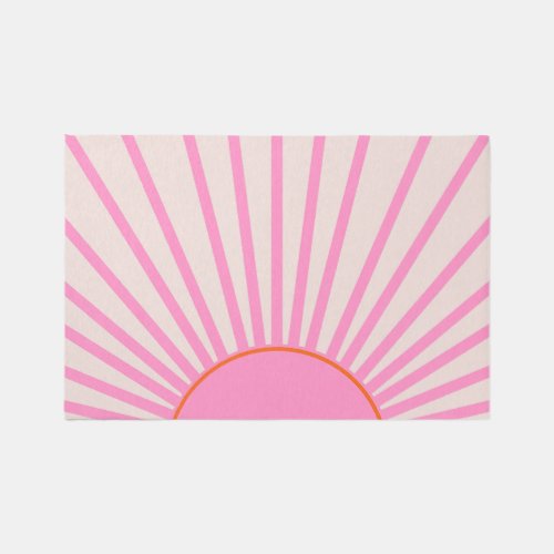 Le Soleil 01 Sun Pink Sunshine Rug