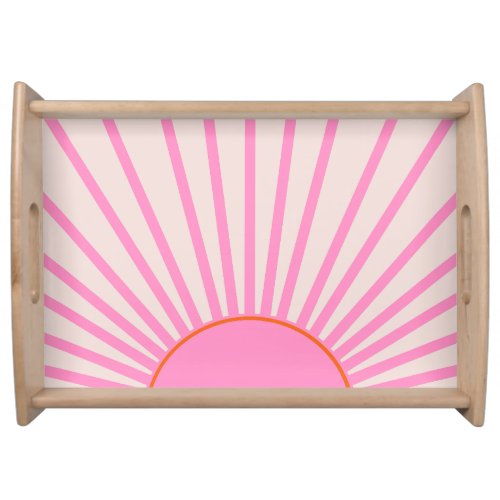 Le Soleil 01 Sun Pink Sunshine Serving Tray