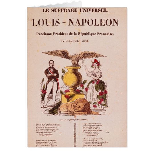 Le Suffrage Universel Card