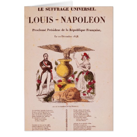 Le Suffrage Universel Cards (Front)