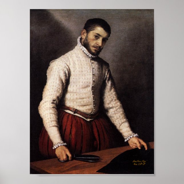 Le Tailleur , The Tailor Giovanni Battista Moroni Poster (Front)