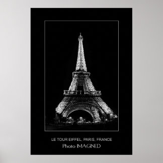 LE TOUR EIFFEL, PARIS, FRANCE POSTER