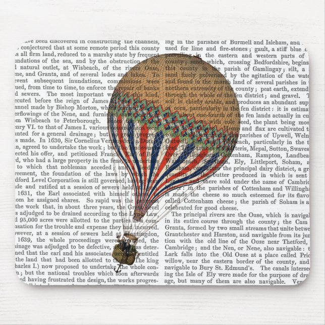 Le Tricolore Mouse Pad (Front)