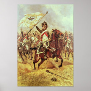 'Le Trophee', 1806, 4th Dragoon Regiment, 1898 Poster