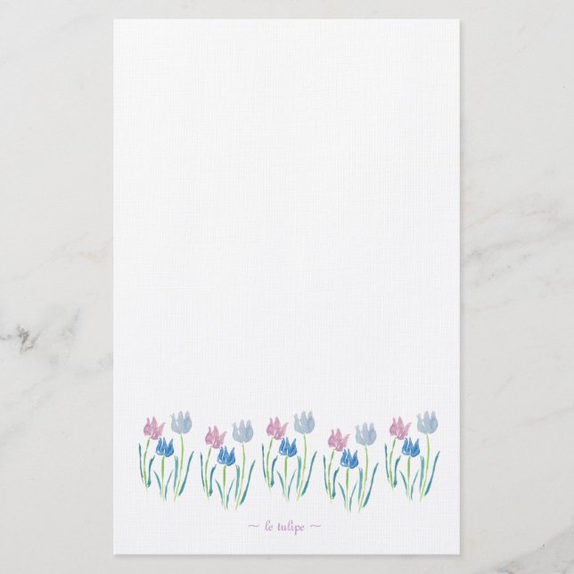 le tulipe stationery (Front)