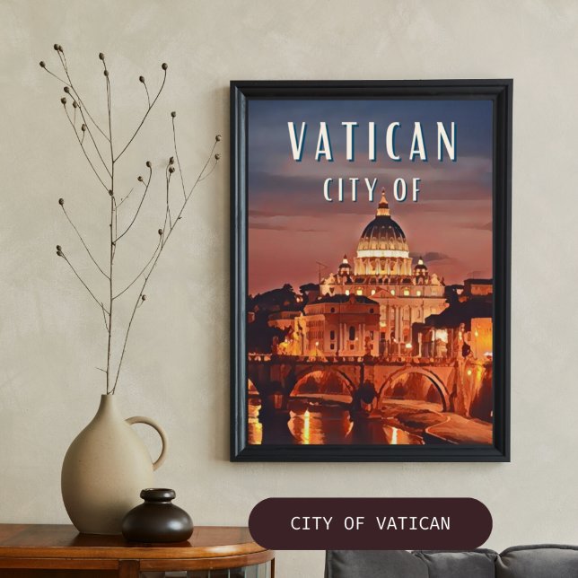 Le Vatican : un musée à ciel ouvert Poster (Le Vatican : Un petit État, une grande spiritualité. Où l'histoire de l'Église se dévoile à chaque c)
