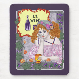 Le Vin Deux Mouse Pad