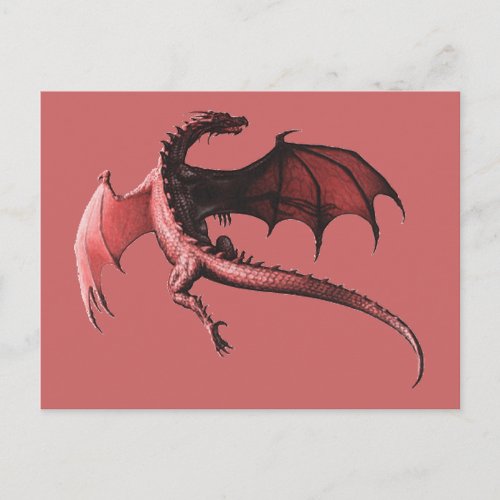 Le vol du dragon _ postcard