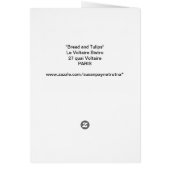 LE VOLTAIRE BISTRO: PARIS CARDS (Back)