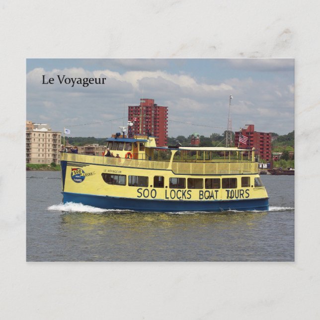 Le Voyageur Post Card (Front)