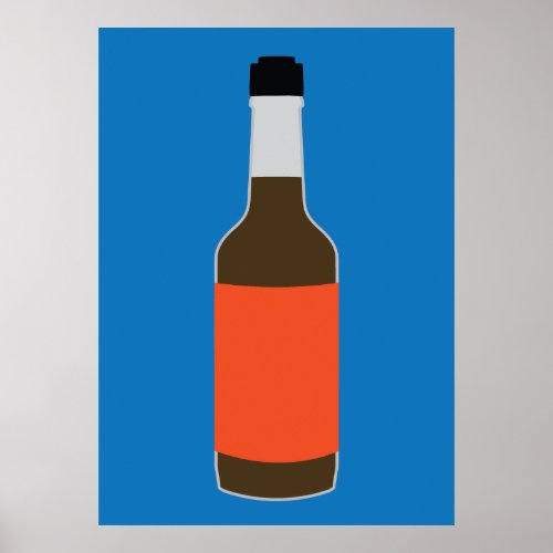 Lea  Perrins Minimalist Poster