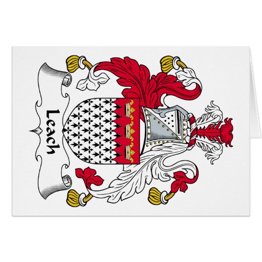 Leach Family Crest (Front Horizontal)