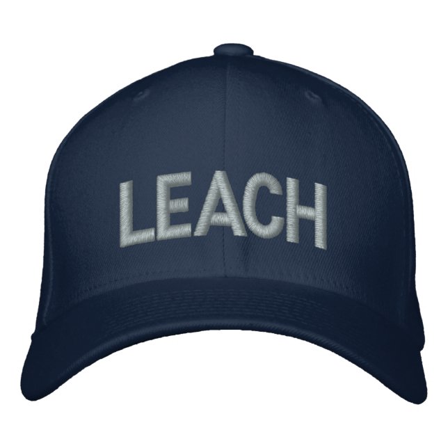 LEACH Flex Fit Embroidered Embroidered Baseball Hat (Front)
