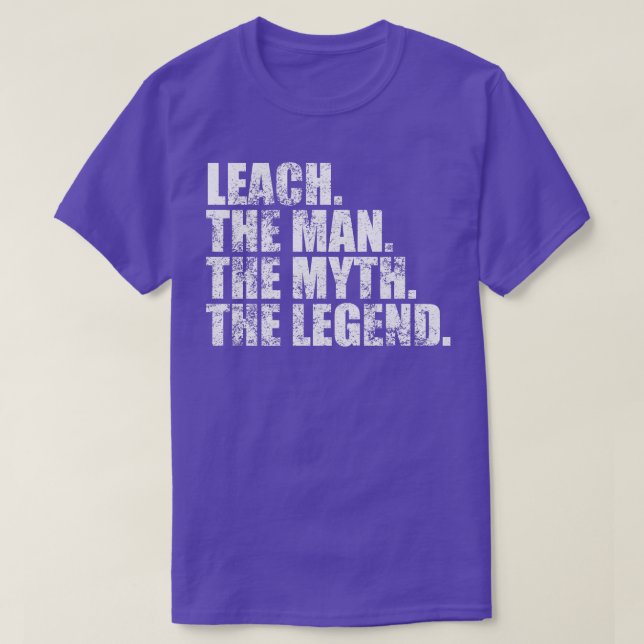 LeachLeach Family name Leach last Name Leach Surna T-Shirt (Design Front)
