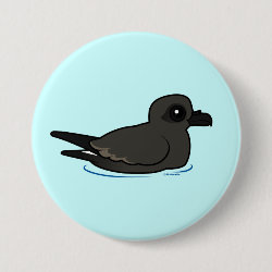 Leach's Storm Petrel (swim) Round Button
