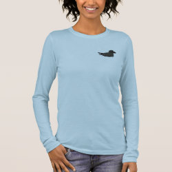 Leach's Storm Petrel (swim) Women's Basic Long Sleeve T-Shirt