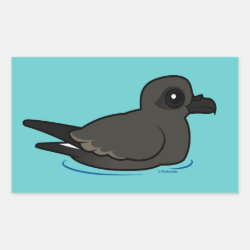 Leach's Storm Petrel (swim) Rectangle Sticker