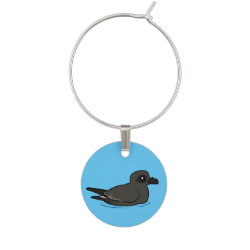 Leach's Storm Petrel (swim) Wine Charm